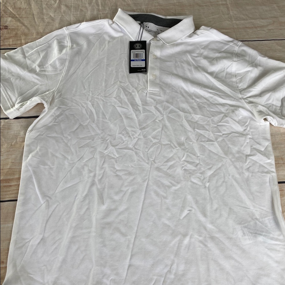 Under Armour Men's Solid Loose Fit Polo Active